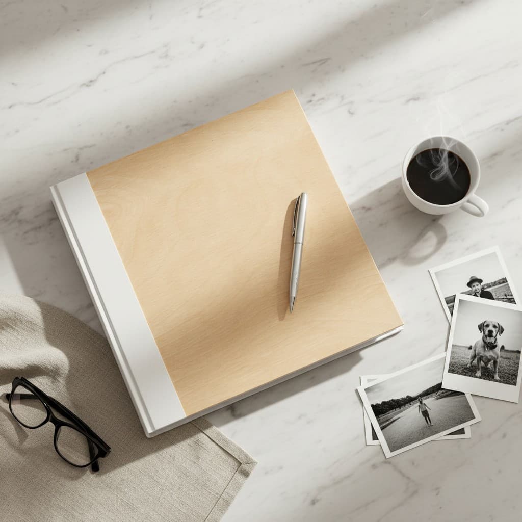 Album foto Procart 500 poze 10x15 cm coperta alba tip lemn — imagine 1