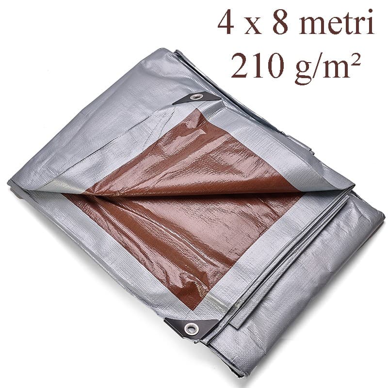 Prelata universala Procart din PE 4x8m 210g/mp — imagine 1