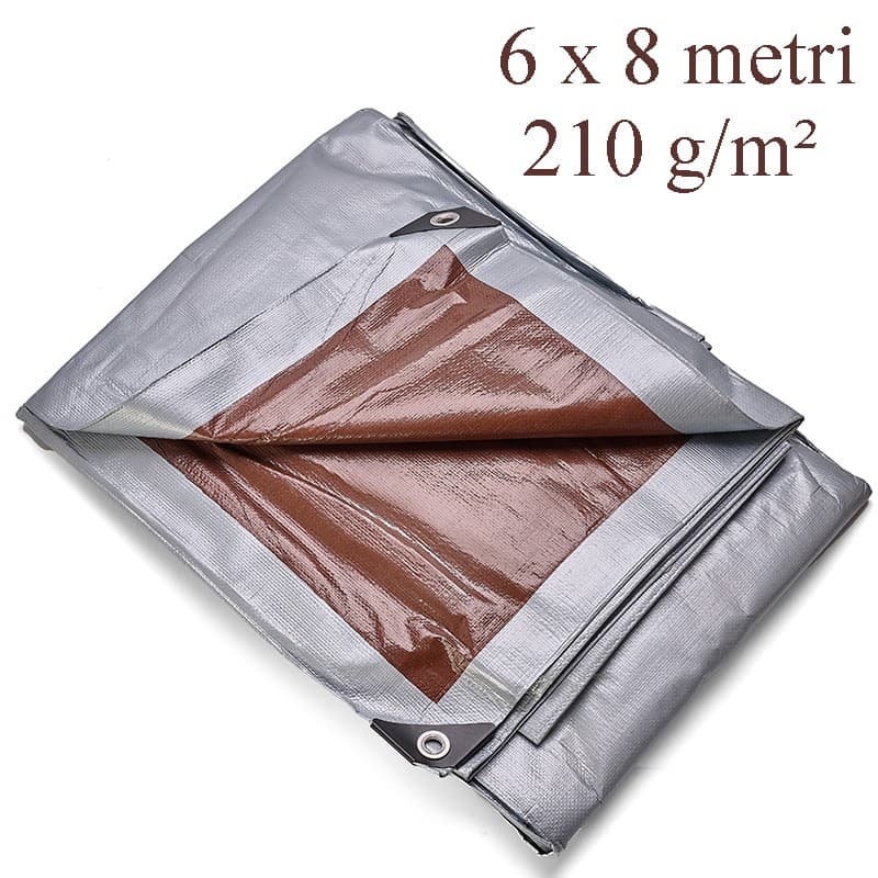 Prelata 6x8 m 210g/mp impermeabila Procart — imagine 1