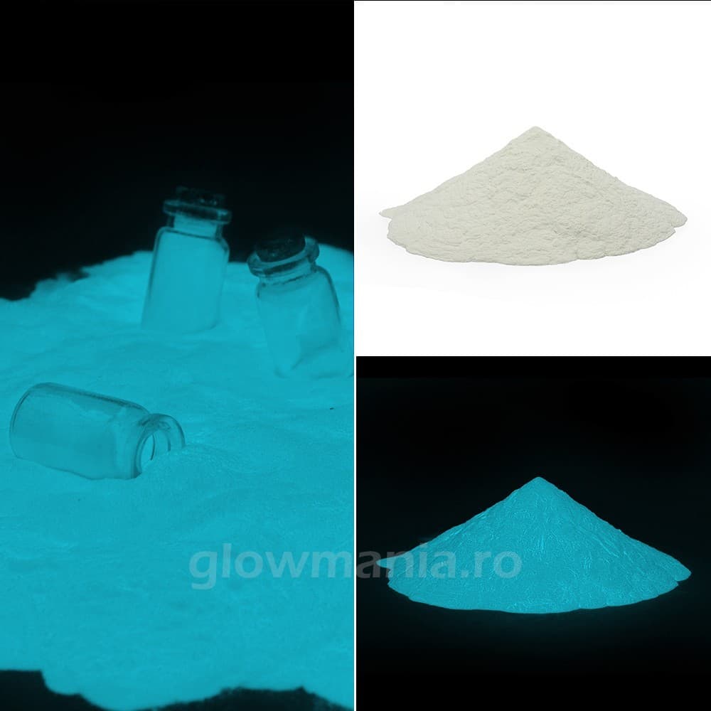 Pigment fosforescent Procart Aqua (Turcoaz) 1000 gr — imagine 1