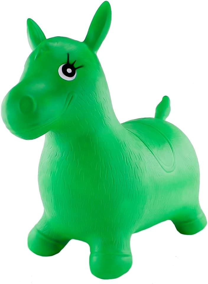 Jucarie Calut gonflabil Procart Verde 58x26x52 cm — imagine 1