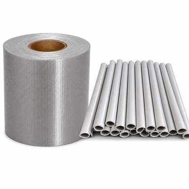 Banda opacizare gard PVC Procart 19 cm x 35 m gri