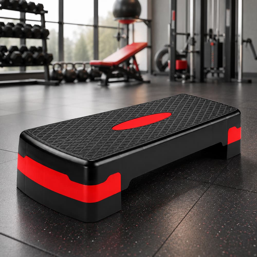 Stepper Aerobic Procart Premium, 2 Niveluri Inaltime, Platforma Fitness Antiderapanta — imagine 1