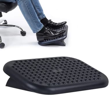 Suport picioare pentru birou Procart design ergonomic unghi 15 grade suprafata antiderapanta