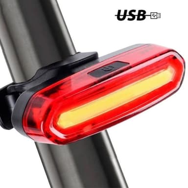 Stop LED pentru bicicleta Procart reincarcabil USB 600 mAh, 16 LED-uri, 4 moduri iluminare, IPX4
