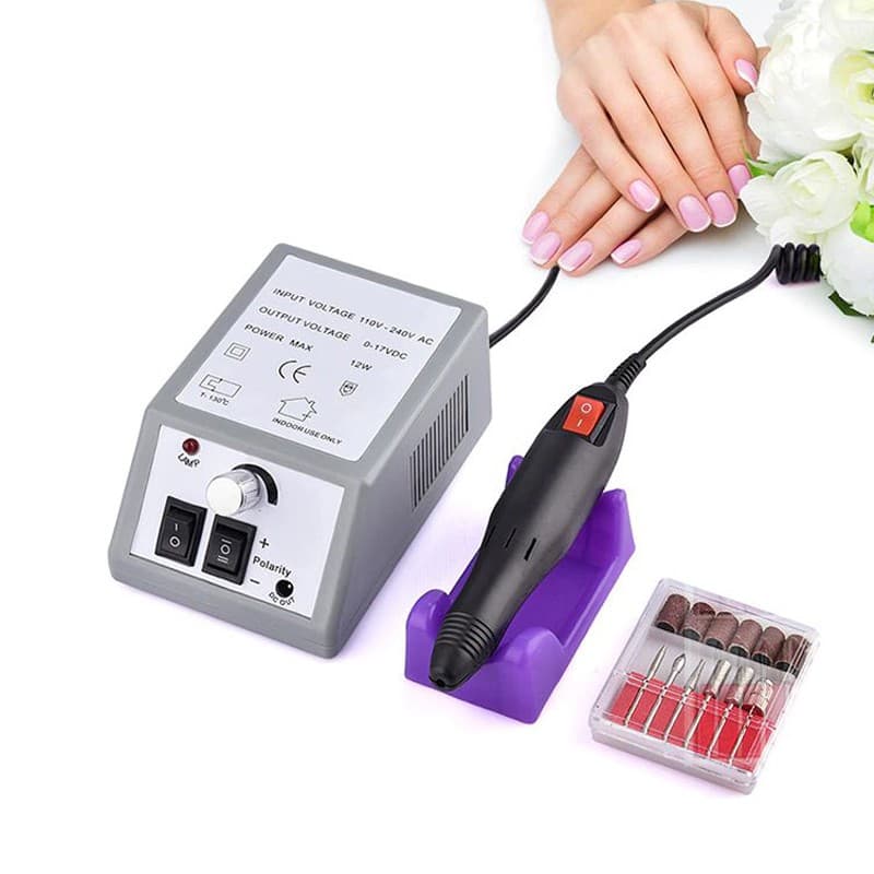 Pila electrica manichiura Procart 20W 20000 RPM cu 6 capete de slefuire — imagine 1