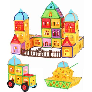 Set constructii magnetice Procart 130 piese constructie 3D