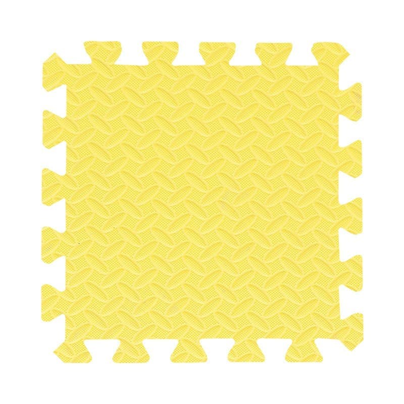 Covor puzzle Procart XL 60x60 cm spuma EVA 2 piese galben — imagine 1