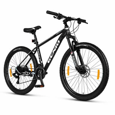 Bicicleta Genio Mountain bike 27.5 inch, aluminiu, frane hidraulice, 27 viteze, negru