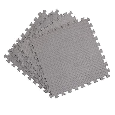 Covor puzzle XL 60x60 cm spuma EVA gri