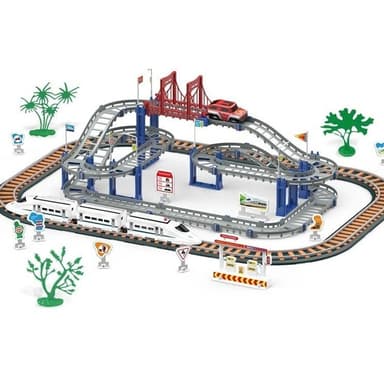 Pista tren viteza masinuta, Procart, 108 piese