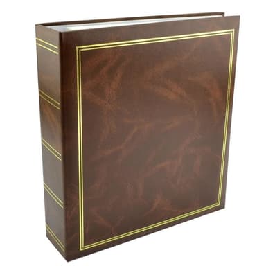 Album foto Procart Classic 23x28 cm, 200 fotografii, 50 pagini autoadezive, maro