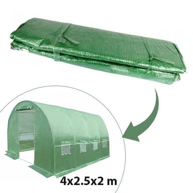 Folie protectie solar Procart 4x2.5x2m 140g/mp verde cu plase anti-insectete