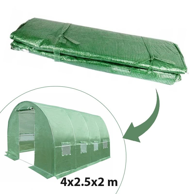 Folie protectie solar Procart 4x2.5x2m 140g/mp verde cu plase anti-insectete — imagine 1