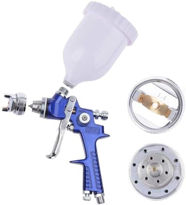 Pistol de vopsit cu aer comprimat Procart capacitate 600 ml duza 1.4