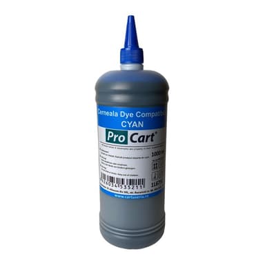 Cerneala dye Procart Cyan 1 Litru compatibil Epson L