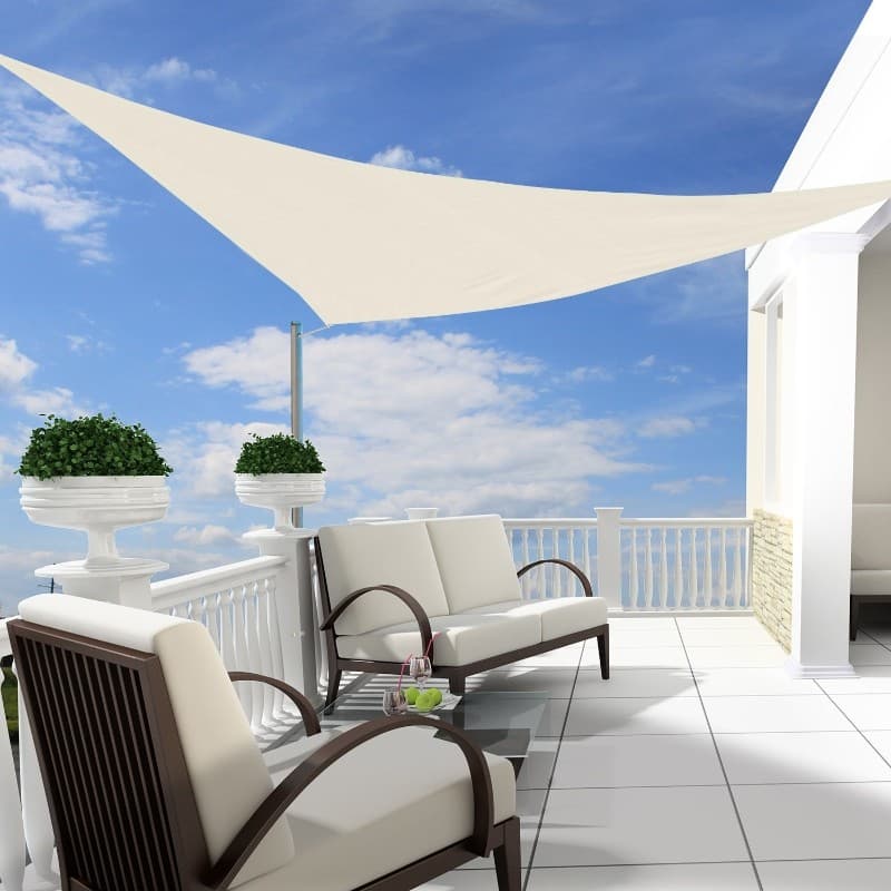 Coperta parasolar Procart Impermeabila, protectie UV, 4x4x4 m — imagine 1