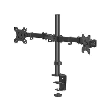 Suport de birou pentru 2 monitoare Procart 27 inch inaltime reglabila pivotare 90 grade inclinare 45 grade