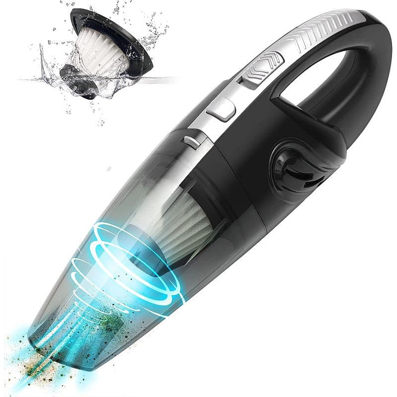 Aspirator auto wireless portabil Procart 120W filtru HEPA — imagine 1