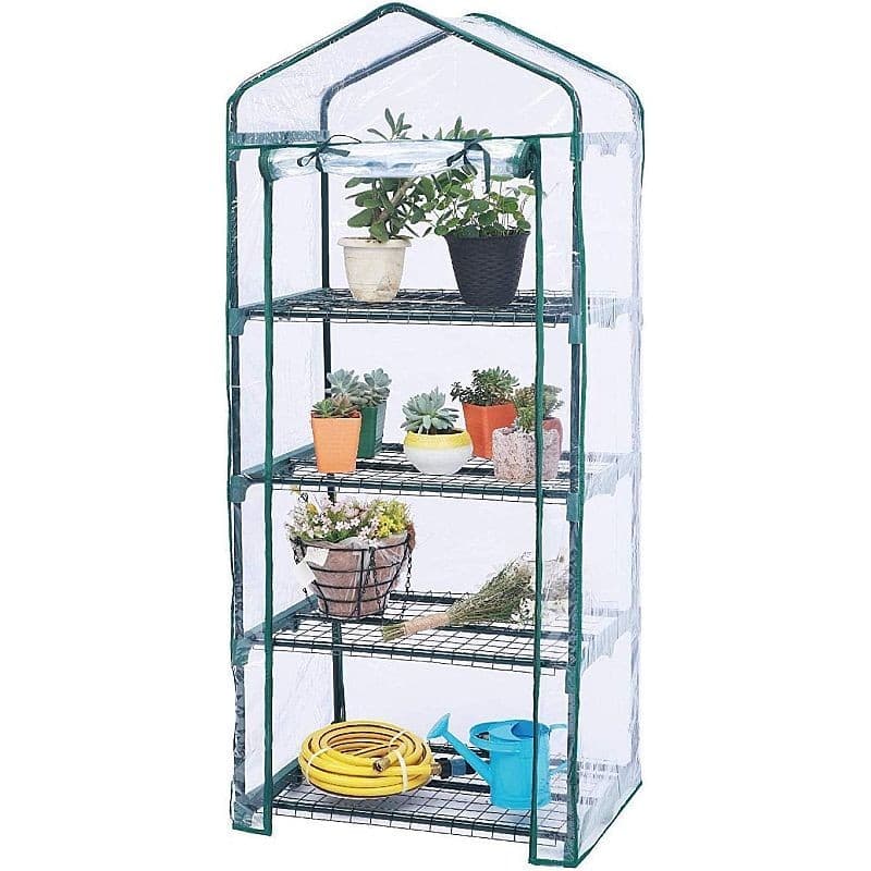 Mini solar Procart 4 niveluri usa rulou cu fermoar folie pvc 160x69x49 cm — imagine 1