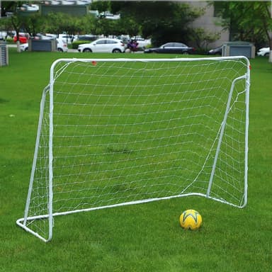 Poarta de fotbal Procart cu plasa, cadru otel