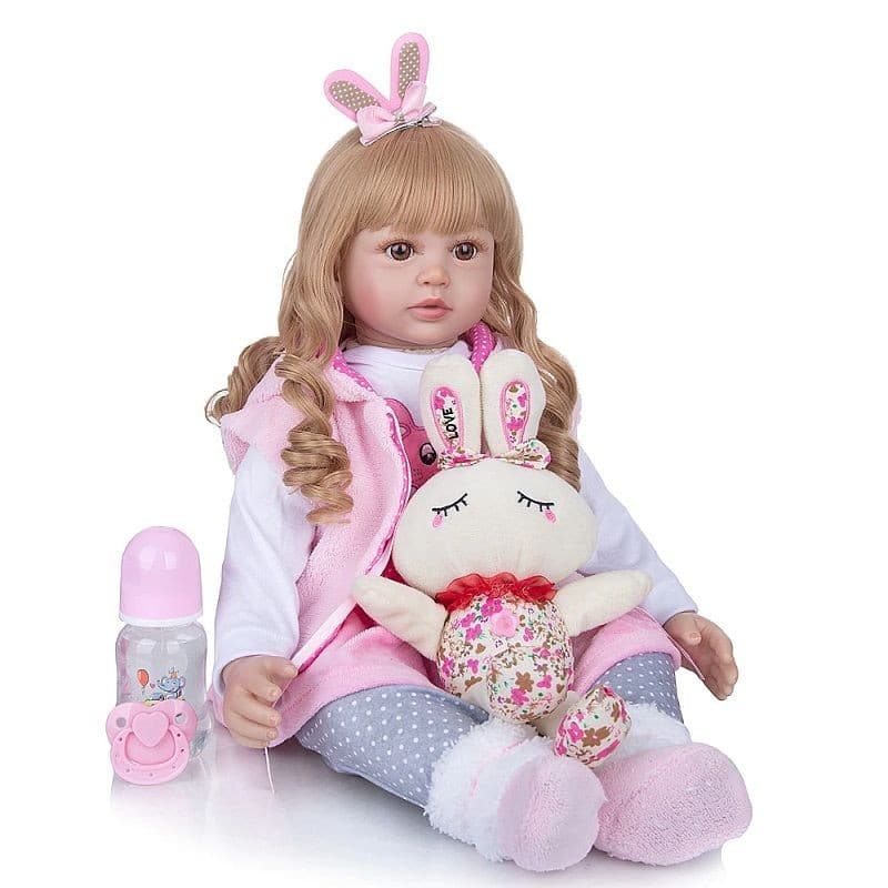 Papusa bebelus realist 55 cm Procart — imagine 1