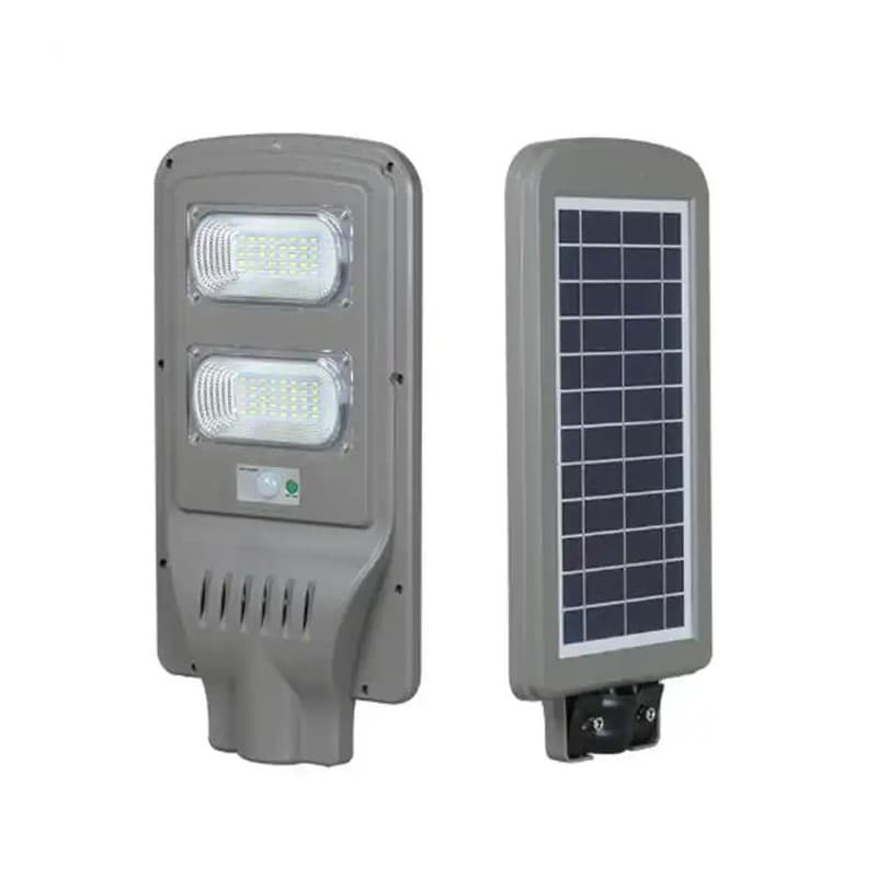 Lampa stradala LED Procart cu incarcare solara, senzor miscare, 40W, timer, 3 moduri, telecomanda — imagine 1