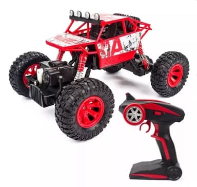 Masina cu telecomanda off-road Procart, scara 1:18, roti cu suspensii, rosie