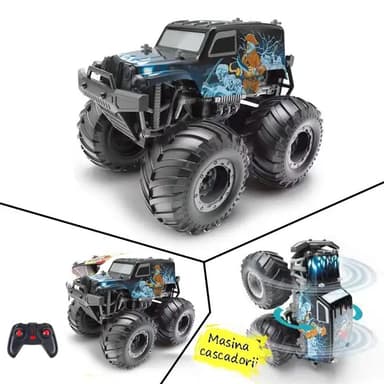 Masina off-road cu telecomanda Procart cascadorii multiple rotire 360 grade