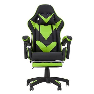 Scaun gaming ergonomic, Procart, cu spatar rabatabil si suport lombar
