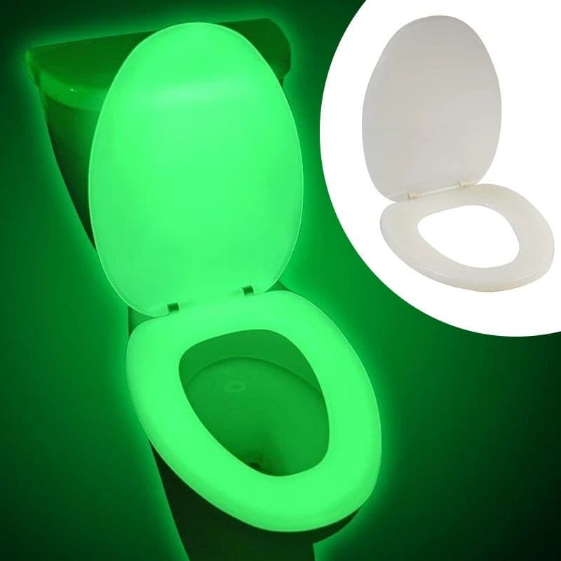 Capac de WC Procart Fosforescent Soft Close Lumina Verde — imagine 1