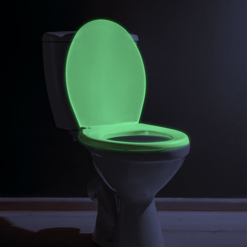 Capac de WC Procart Fosforescent Soft Close Lumina Verde — imagine 2
