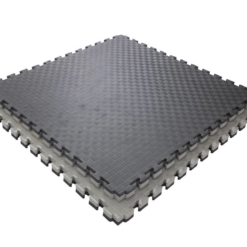Covor tip puzzle Procart XXL spuma EVA 100x100 cm negru/gri — imagine 1