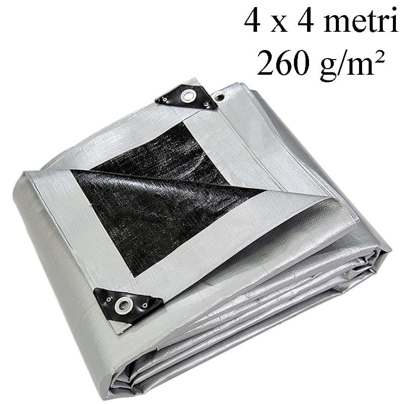 Prelata impermeabila 4x4 m 260g/mp, protectie UV si inghet GWD — imagine 1