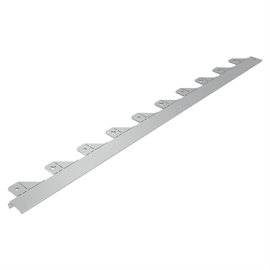 Bordura separator gazon Garden plus inaltime 48 mm, lungime 1022.5 mm, otel galvanizat, argintiu