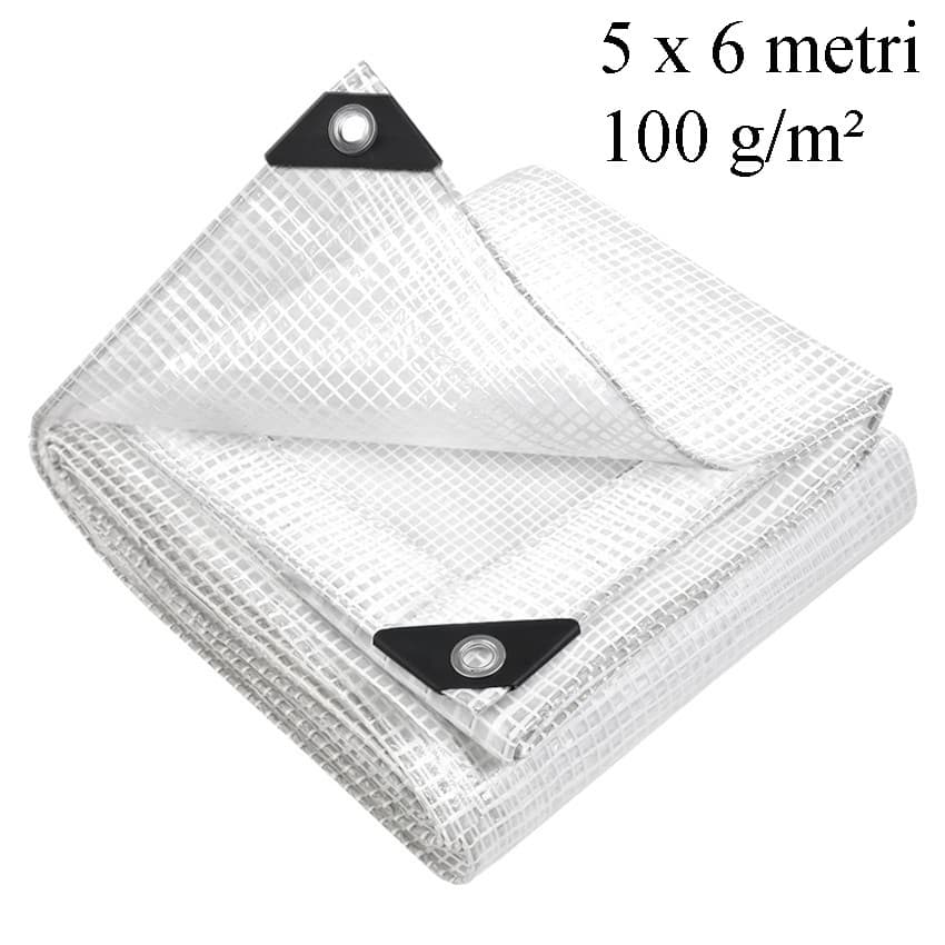 Prelata impermeabila GWD 5x6m 100 g/mp protectie UV inghet — imagine 1
