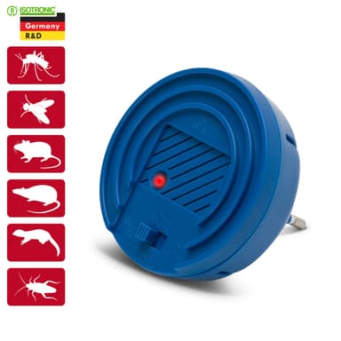 Repelent insecte ultrasunete Isotronic 230V LED 40m interior