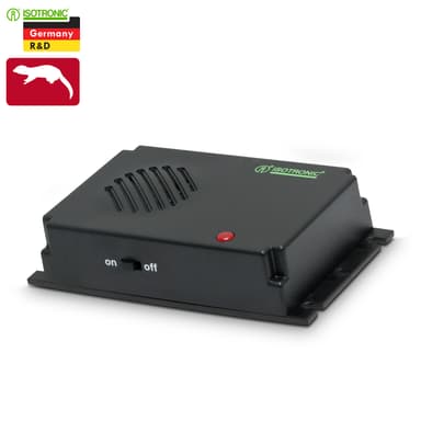 Repelent jder cu ultrasunete Isotronic portabil pe baterii LED 40m2