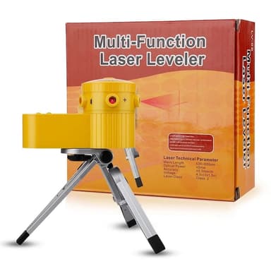 Nivela cu laser Macvi pe trepied pentru nivelare si aliniere in constructii