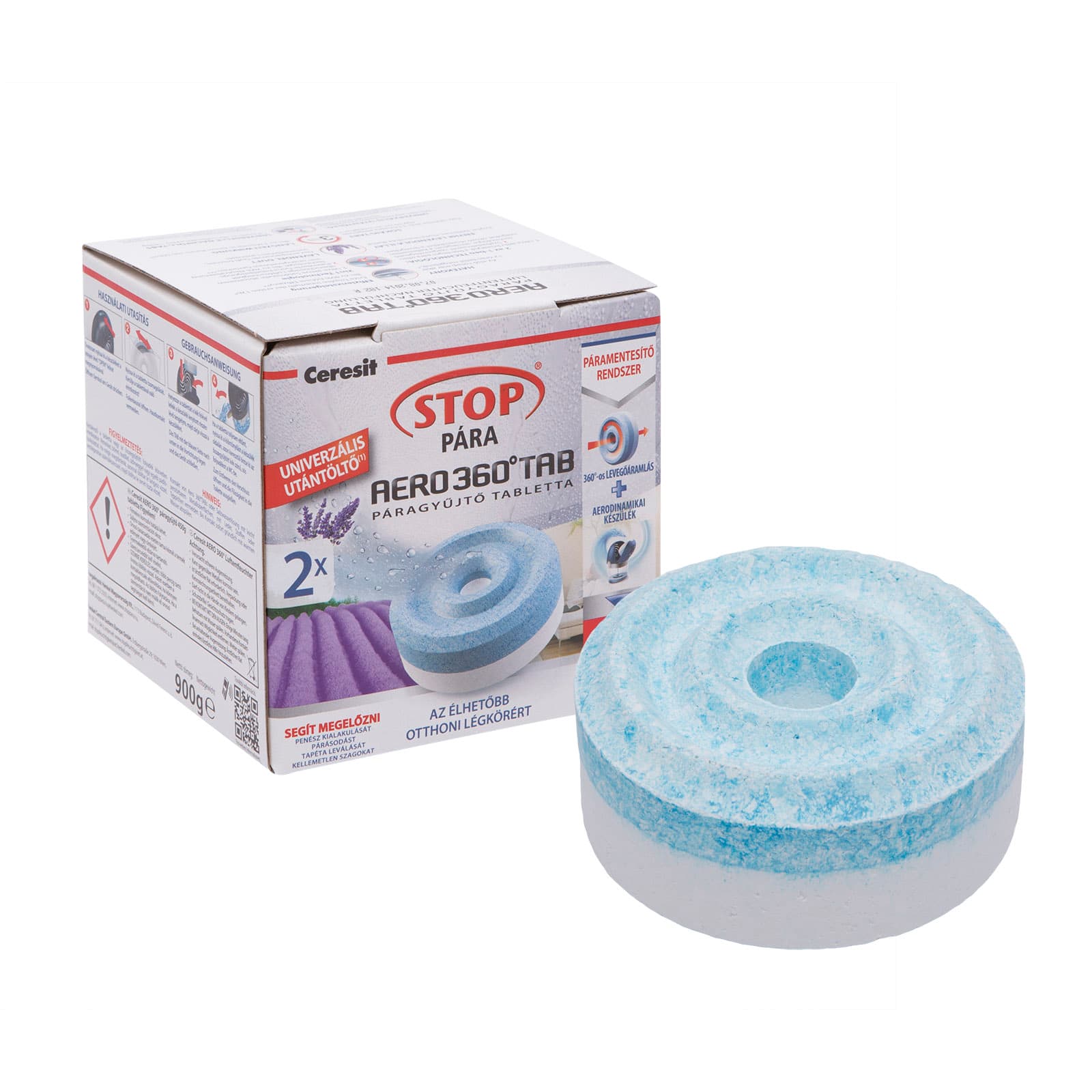 Tablete rezerva Henkel Ceresit Aero 360 lavanda pentru dezumidificator — imagine 1