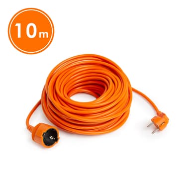 Prelungitor electric Delight 10m portocaliu 16A 250V cablu 3x1.5mm stecher 90 grade