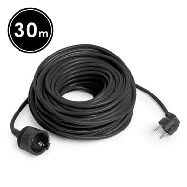 Prelungitor electric Delight 30m negru 16A 250V cablu 3x1.5mm