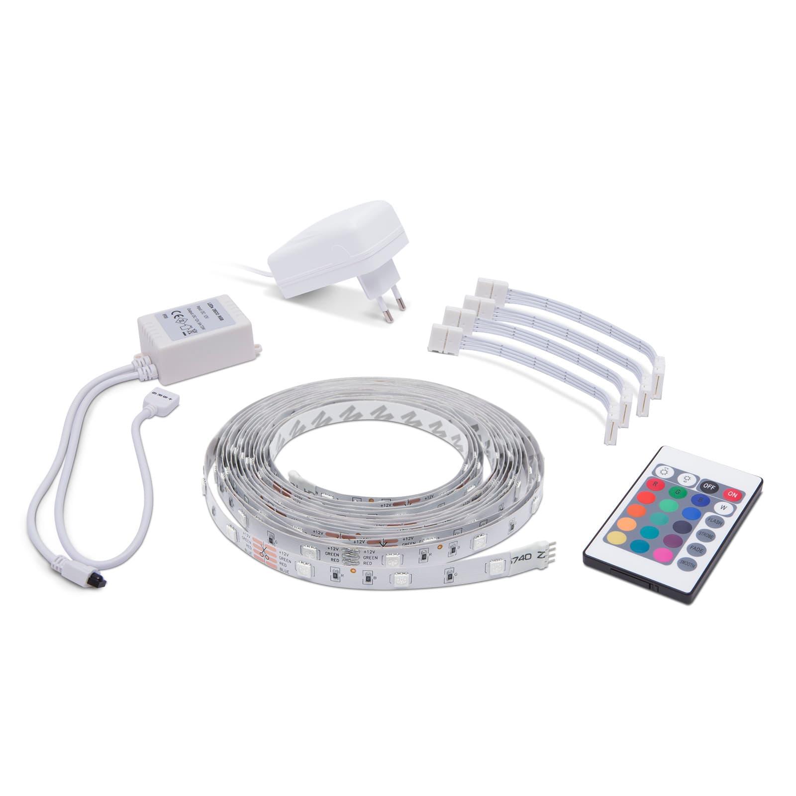 Banda LED RGB Phenom 5m telecomanda iluminare ambientala — imagine 1