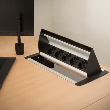 Priza incorporabila blat 5 prize Schuko Delight