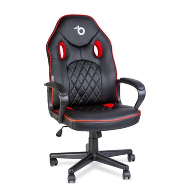 Scaun gaming BeMaDa ergonomic reglabil cu cotiere fixe negru rosu