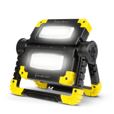 Reflector LED COB Portabil 2x1000 Lumeni, Bateria 5000 mAh, Rotativ 270/360