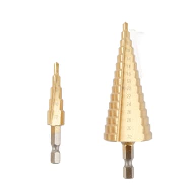 Set de burghie in trepte Handy HSS pentru metal 4-32 mm prindere hexagonala 6,35 mm