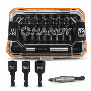 Set de biți si chei tubulare magnetice Handy 29 piese Cr-V