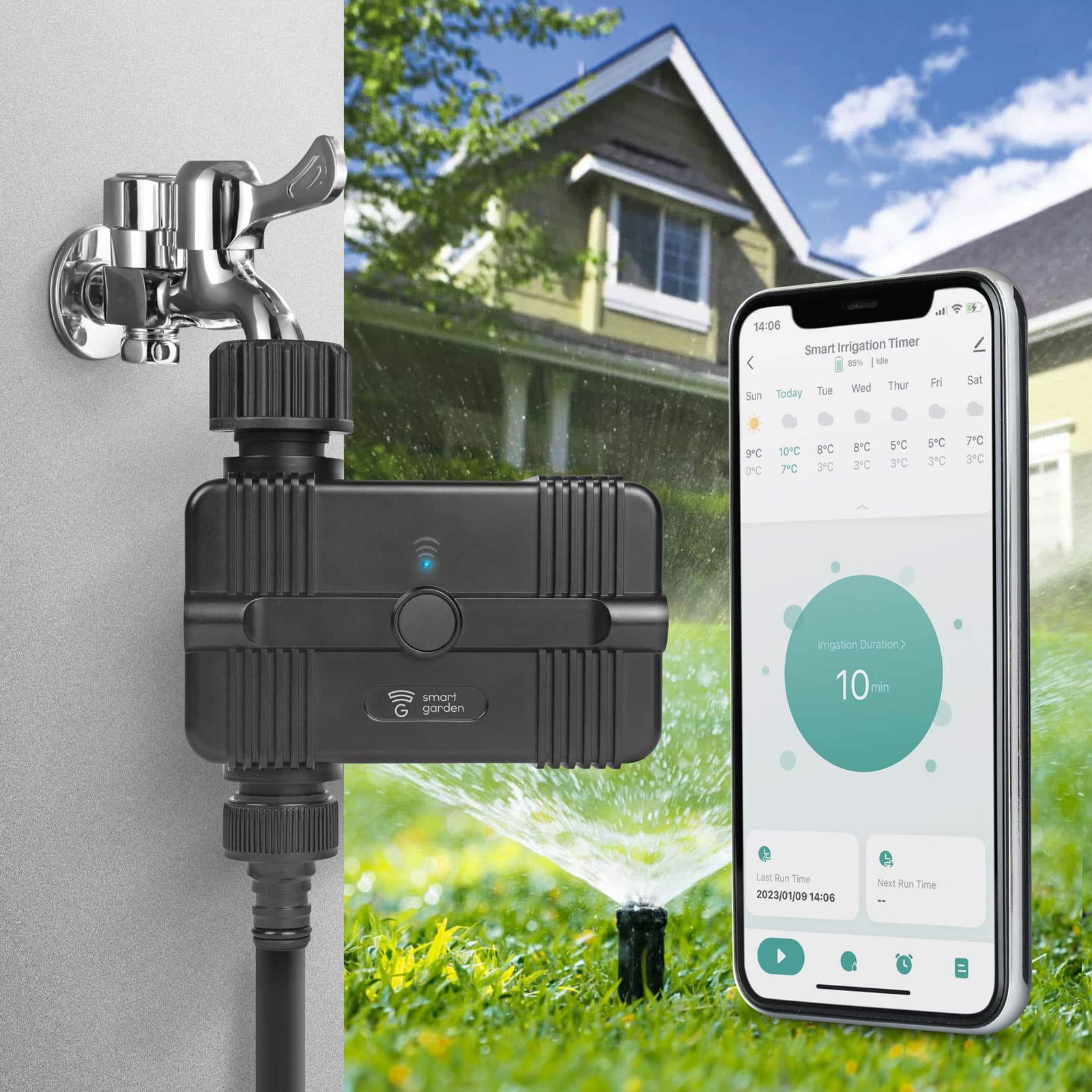 Controler Irigare Inteligent Garden of Eden WiFi Automat Compatibil Alexa & Google Home — imagine 1