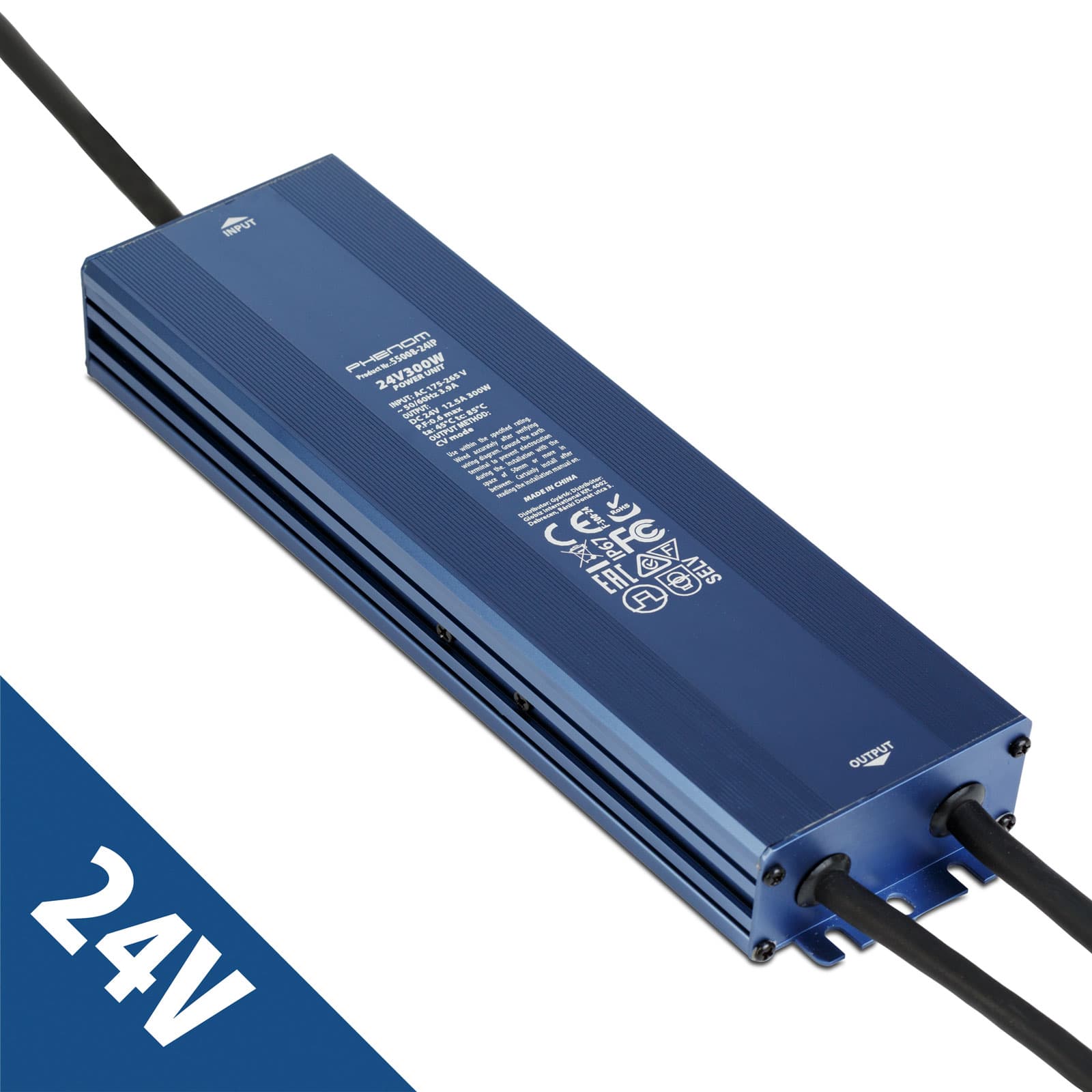 Sursa alimentare Phenom 24V 300W 12.5A IP67 — imagine 1
